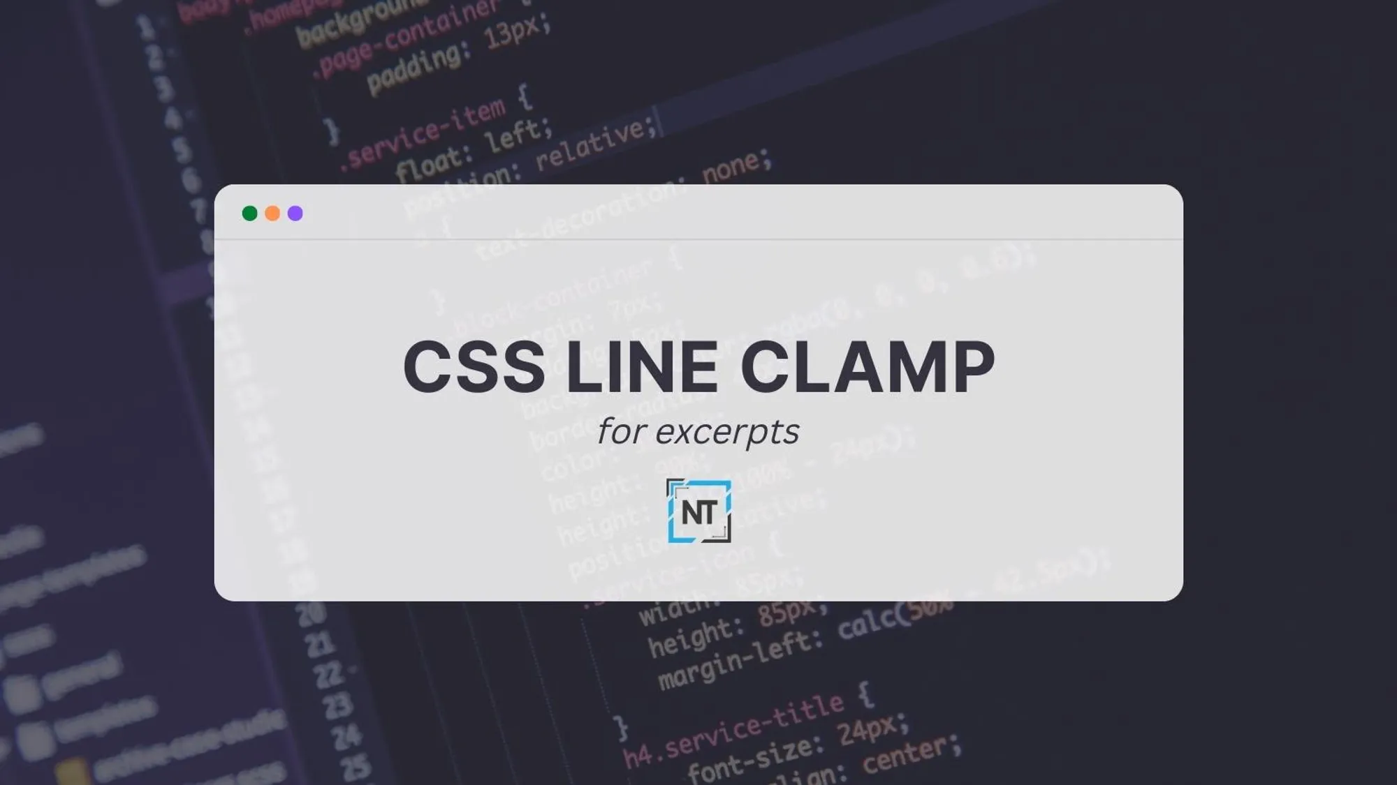 Cover for Using CSS Line Clamp for excerpts