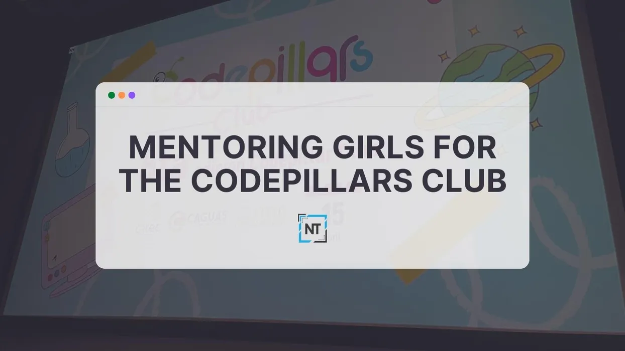 Cover for My experience mentoring girls for the Codepillars Club