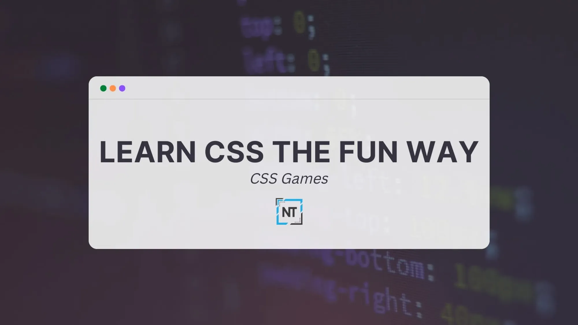 Cover for Learn CSS the fun way